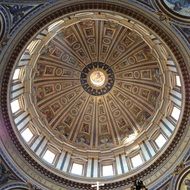 patterned dome in Italian architecture