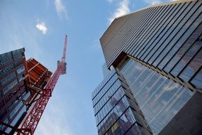 Crane Construction in NYC