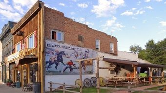 Wild West style restaurant at house, usa