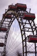 Ferris wheel in Vienna in Austria