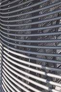Metal grid on facade of Reichstag, germany, berlin