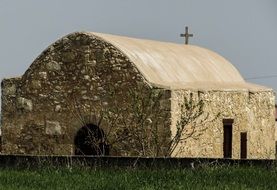 stone church building in cyprus