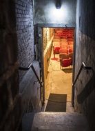 corridor in the theater
