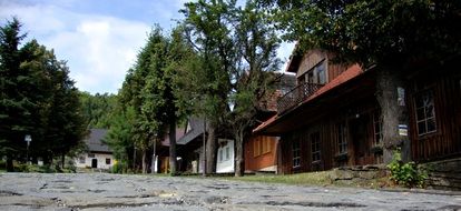 Lanckorona village architecture, Poland