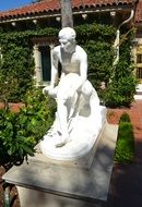 Statue in hearst castle, california