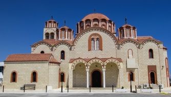 cyprus orthodox church under blue sky
