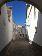 european street as an alley