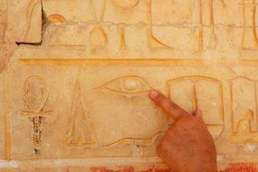 ancient drawings on the wall