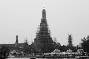 Pagoda in Thailand under construction