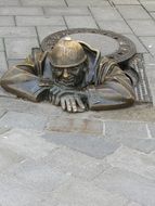 Statue of sanitation worker