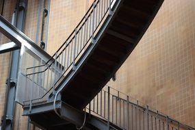 steep stairs up in hamburg