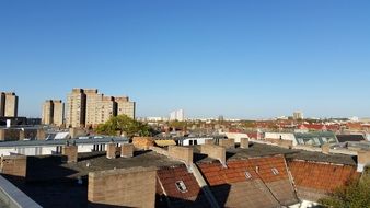 view of the rooftops of buildings in Berlin