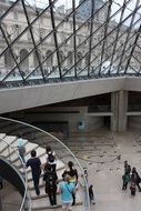 Stairs in the Museum of Notre-Dame