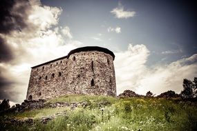 old castle building on the hill