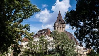 beautiful old castle in Budapest, Hungary