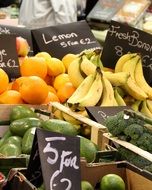 fruits on the shop counter, ireland