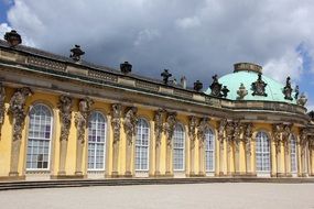 Sanssouci palace, fragment, germany, Potsdam