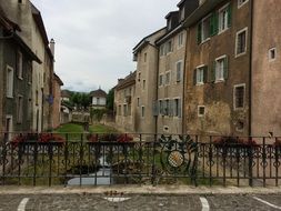 bridge over the river in porrentruy