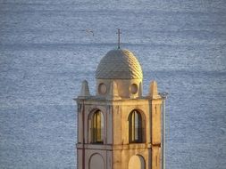 dome of the historic yellow church