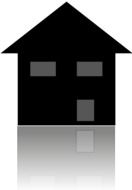 drawing a house with a shadow