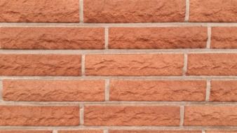 orange brick texture on the wall