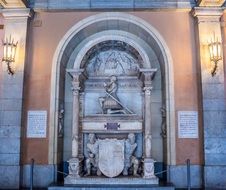 Statue of Montserrat Monastery