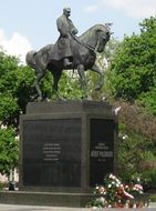 Monument to Marshal Jozef Pilsudski in Lublin