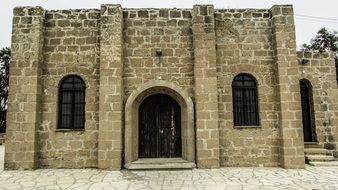 stone built chapel in Oroklini, cyprus