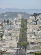 street in city, usa, california, san francisco