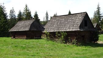 historical shepherd's shelters in jurgow