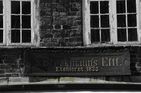 Masonry Truss inscription