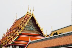 Temple Roof in details