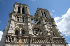 Notre Dame of Paris on a sunny day