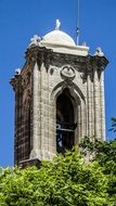 church with bell tower in cyprus
