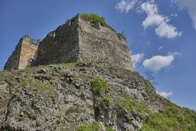 landscape of historic ÄabraÄ Castle Basket