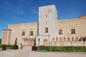 Historic palace in France