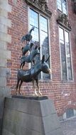 statue of town musicians in Bremen