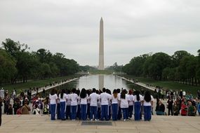 people and Memorial in Washington