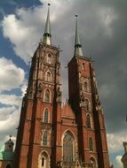 strikingly beautiful Cathedral Wroclaw