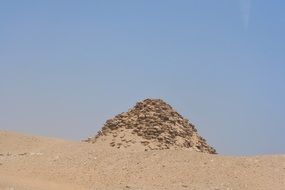 sand pyramid Saqqara