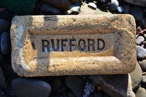 Aged brick manufactured by the Stourbridge firm of Rufford & Co