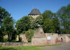 historical castle from middle ages