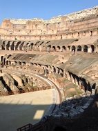 Italy Colosseum interior