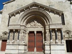 cathedral portal in Arles