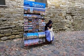 street seller in Tallinn
