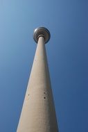 High Television Tower in Berlin, bottom view