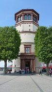 Germany Dusseldorf old town view