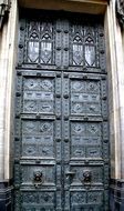 Historically metal door