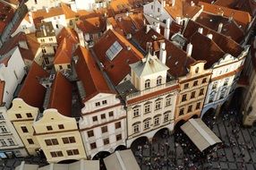 venture square in Prague, Czech Republic