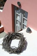 balcony nest,Santorini of Cyclades,Greece